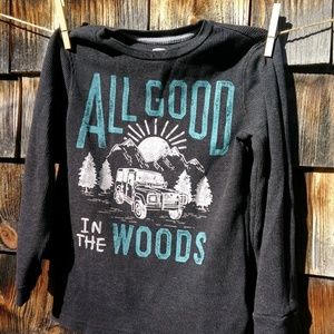 ALL GOOD boys size 8 shirt.